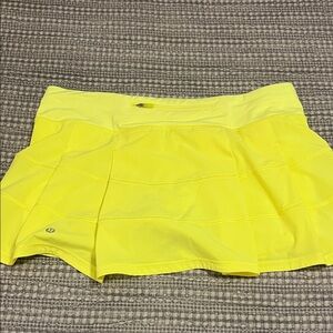 lululemon Pace Rival Mid-Rise Skirt Highlight Yellow